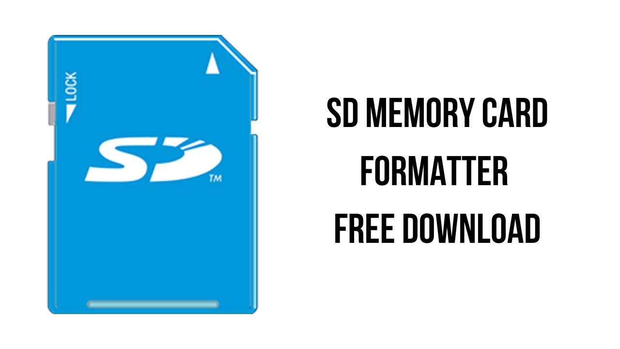 SD Memory Card Formatter v5.0.2 SD存储卡格式化软件