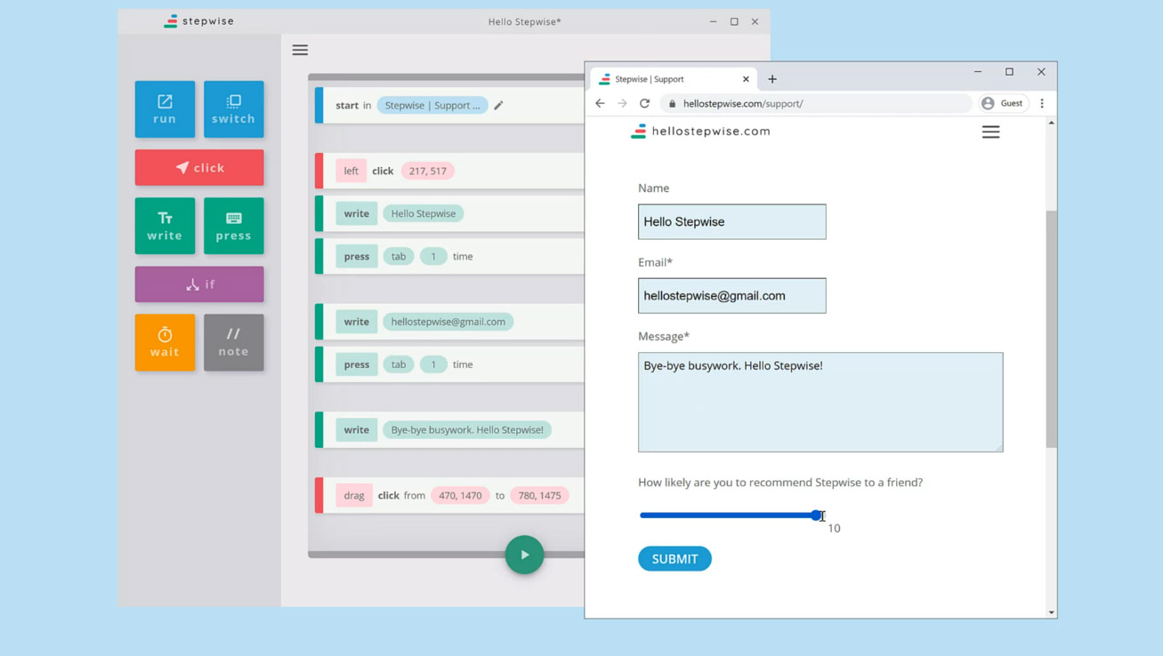 Stepwise v2.0.1 自动执行重复性任务工具