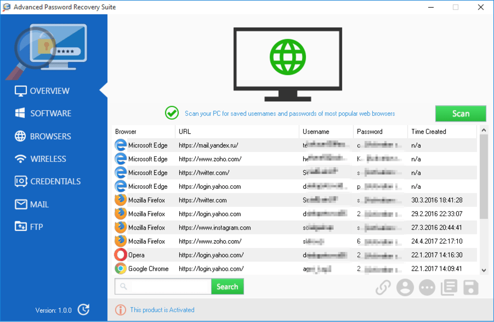 Password Recovery Suite v2.2.0 高级密码恢复套件