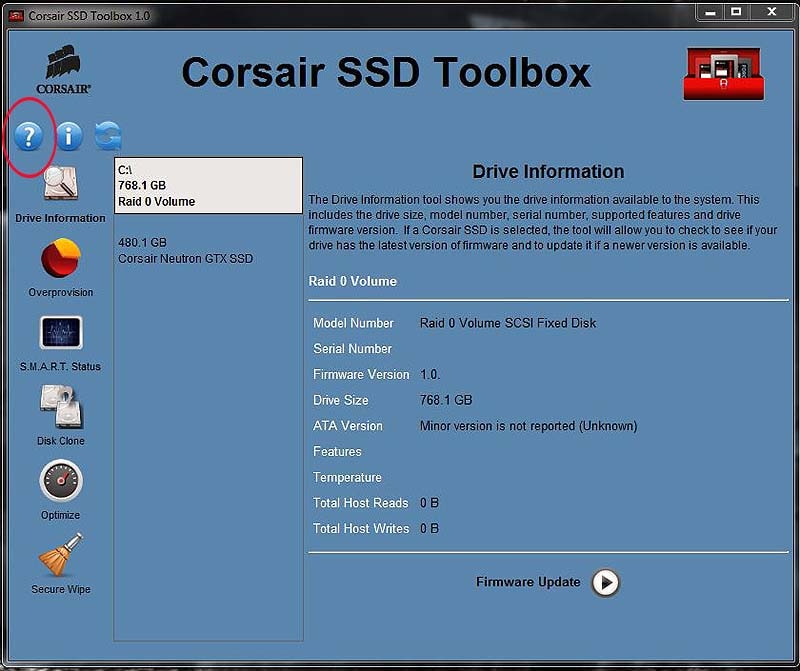 Corsair SSD Toolbox v1.2.6.9 硬盘SSD维护和优化工具