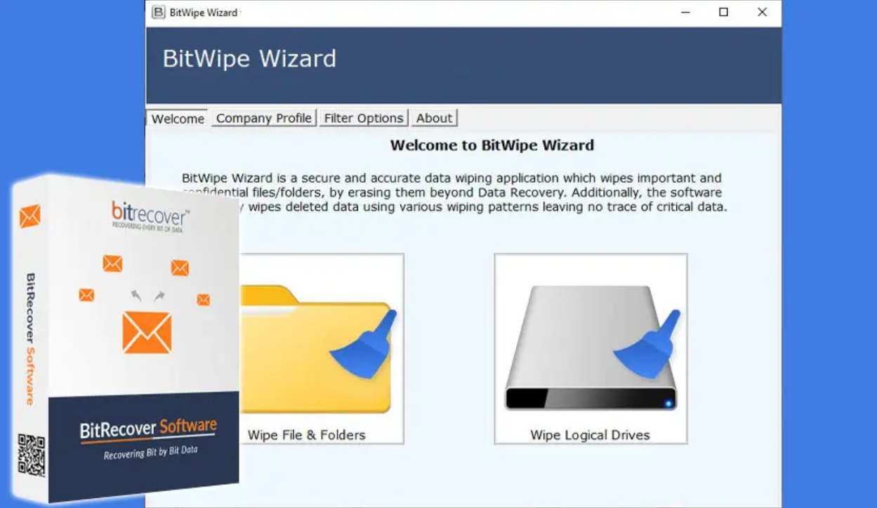 BitRecover BitWipe Wizard v6.2 数据擦除软件