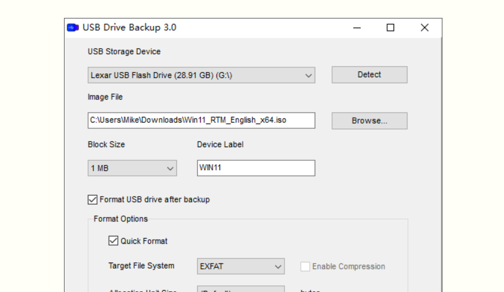 USB Drive Backup Pro v3.0 备份USB所有数据工具