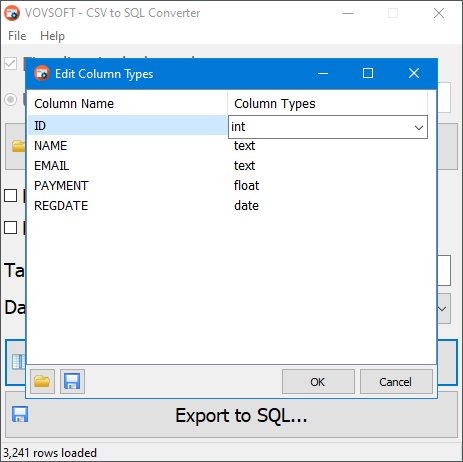 VovSoft CSV to SQL Converter v2.1 将CSV转换为SQL工具