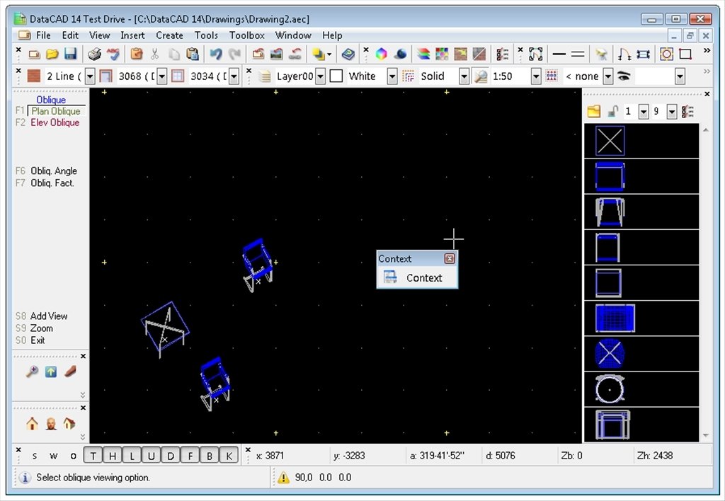 DataCAD 2022 2D和3D CAD设计软件