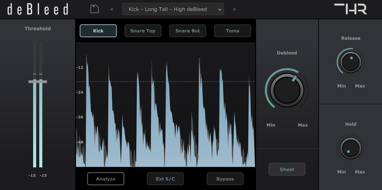 THR DeBleed v1.1.0 去除音频信号音频插件