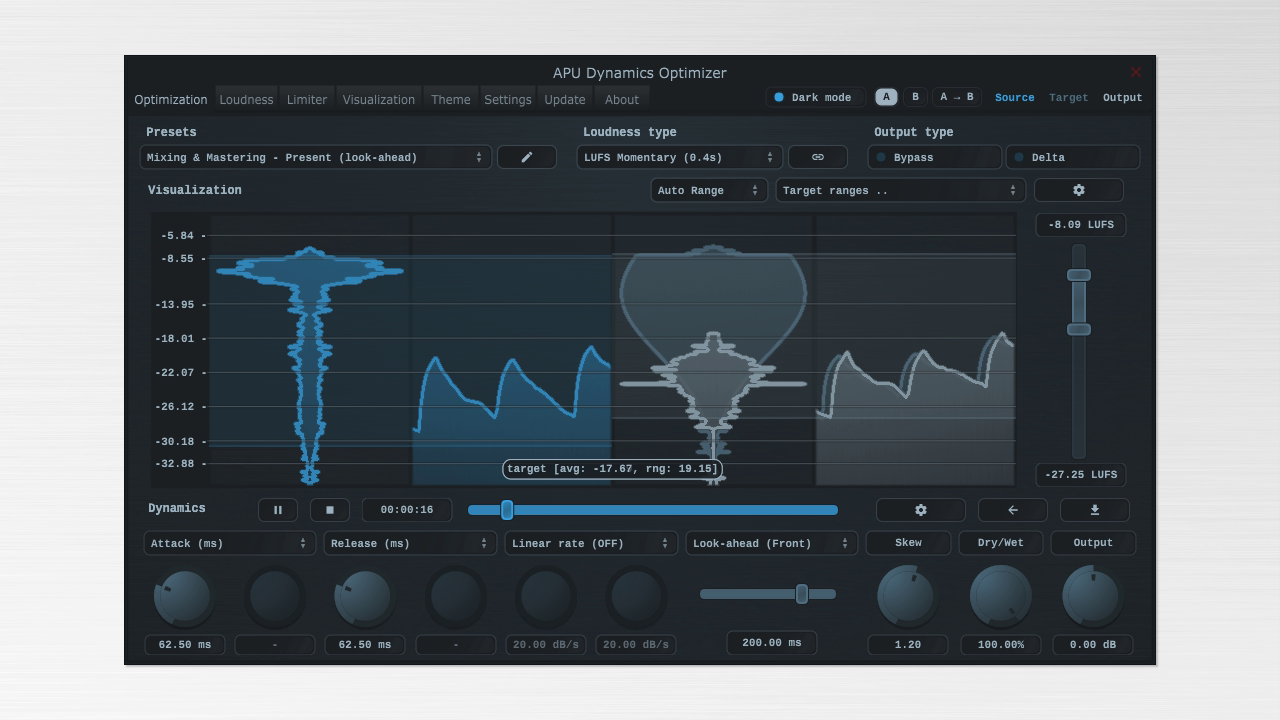 APU Dynamics Optimizer v2.8.0 动态优化音频插件