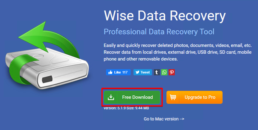 Wise Data Recovery Pro v6.1.8.508 数据恢复工具