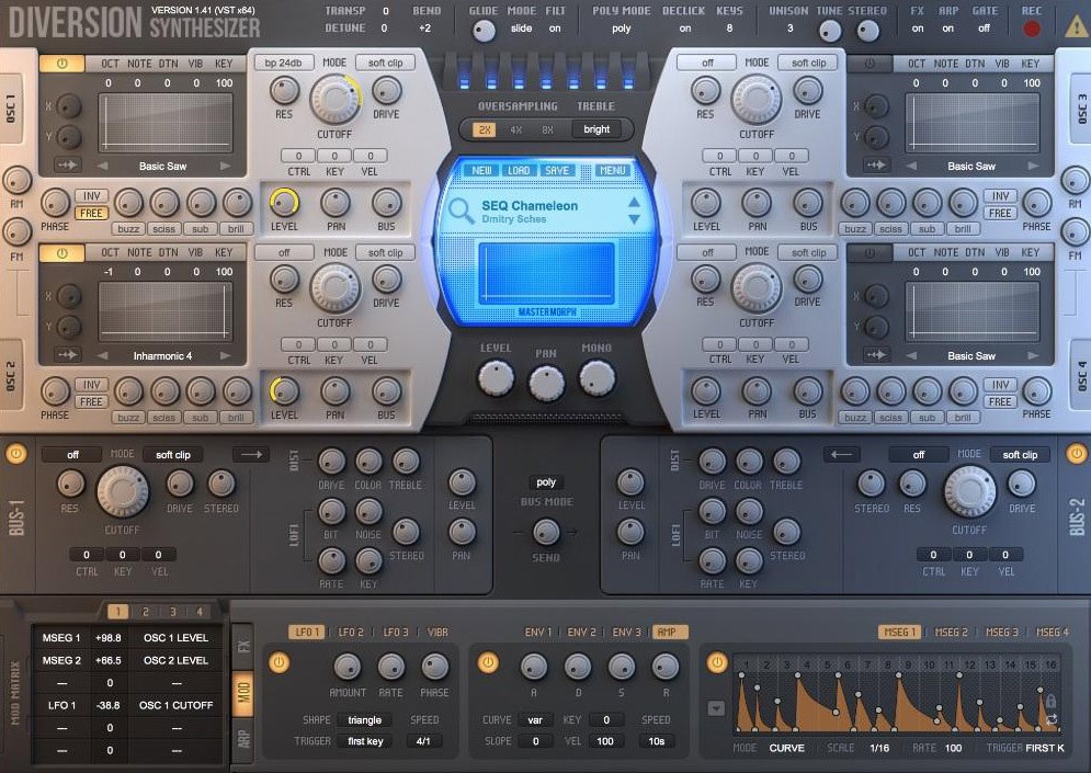DS Audio Diversion v1.41 电子音乐制作合成器插件