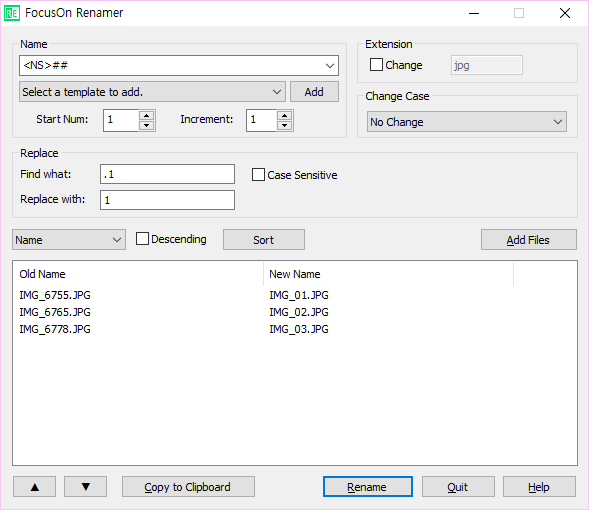FocusOn Renamer v1.6 文件批量重命名软件