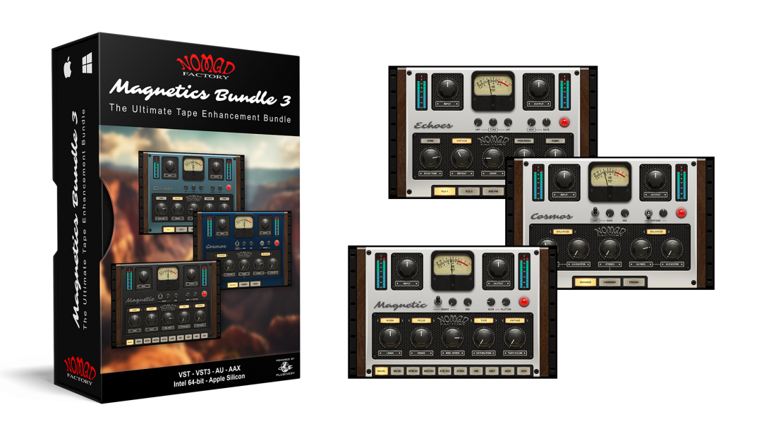 Nomad Factory Magnetics Bundle v3.0.2 音频插件捆绑包