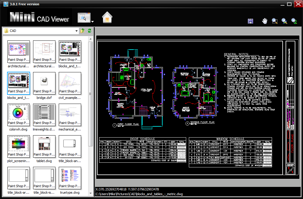 Mini CAD Viewer v3.6.1 免费CAD查看软件