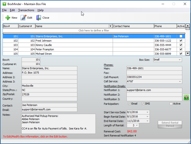 Starre Enterprises BoxMinder Pro v8.30 邮箱通知系统