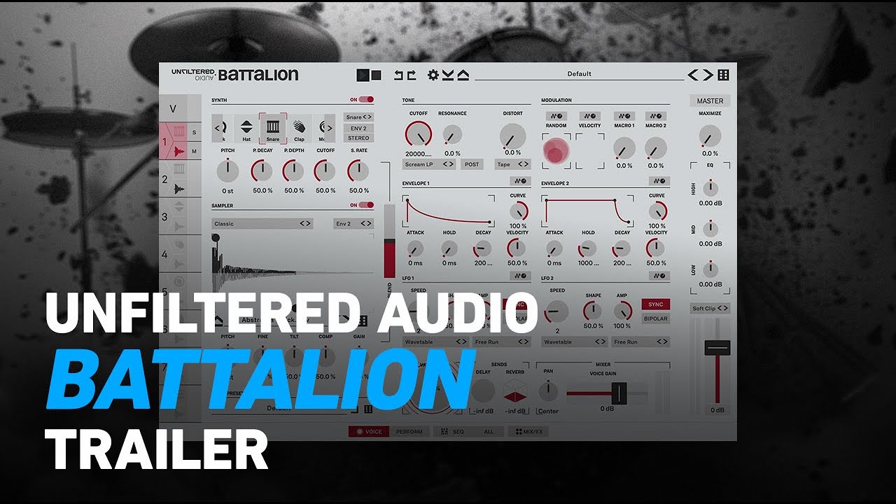 Unfiltered Audio Battalion v1.0.3 鼓合成器插件