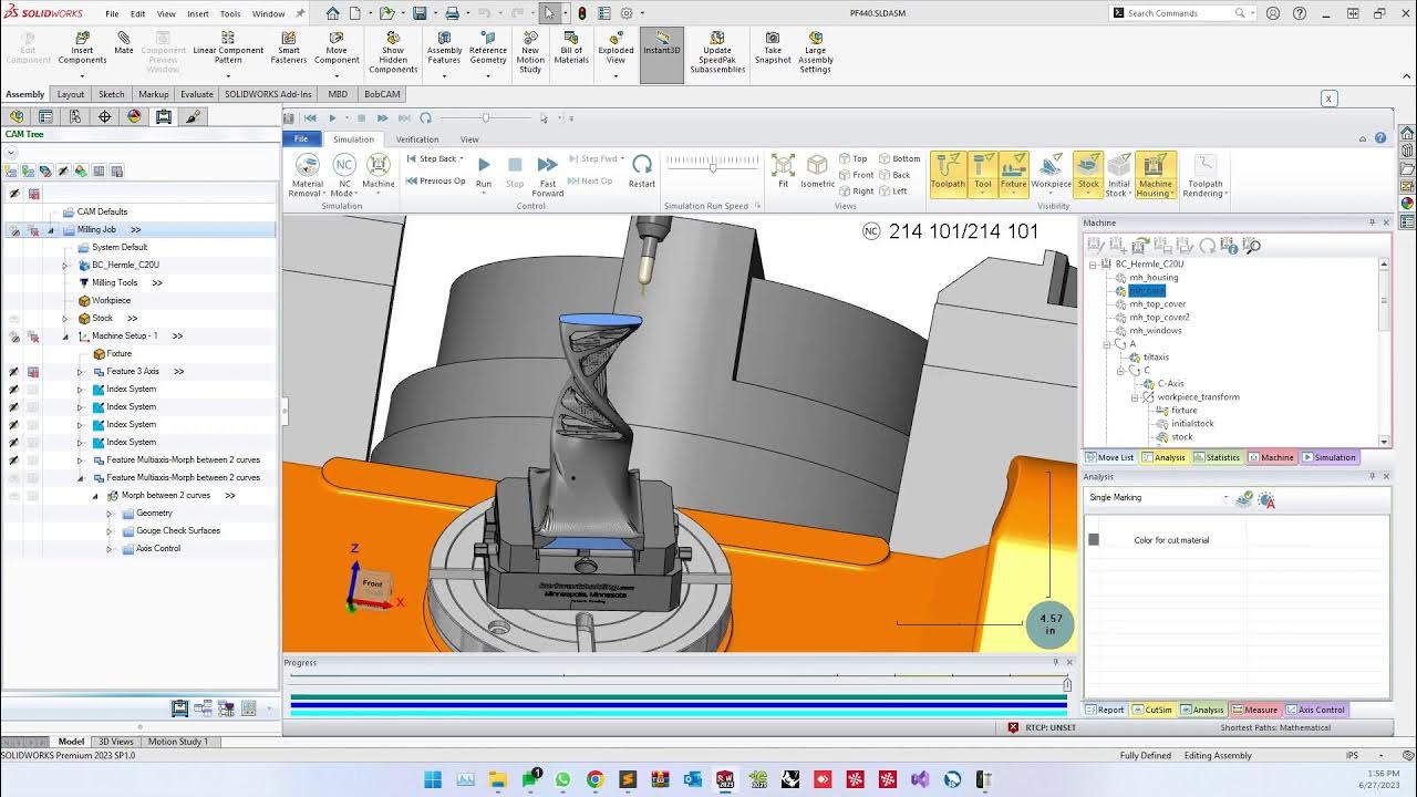 BobCAM for Solidworks v11 SP0.1 Build 5032 CAD/CAM数控机器模拟软件