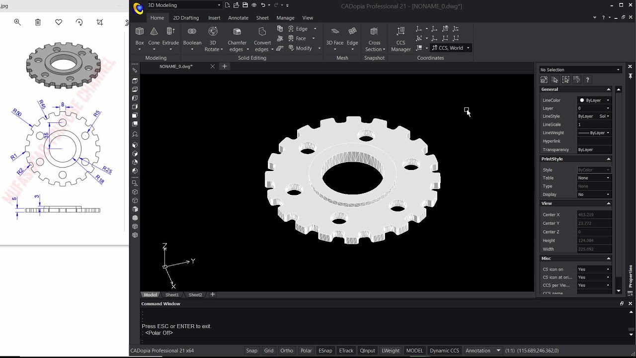 CADopia Pro 23 v22.3.1.4100 2D 和 3D CAD 软件