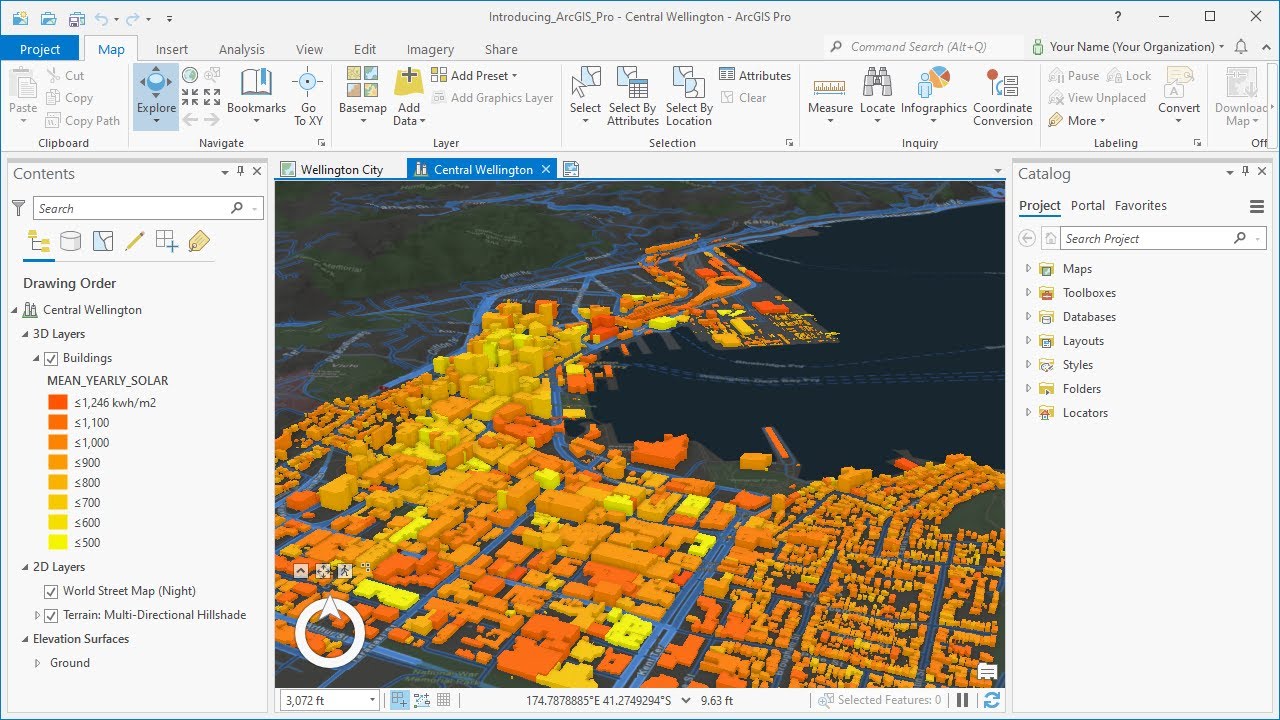 ESRI ArcGIS Pro v3.0.2 2D/3D和4D/GIS绘图软件