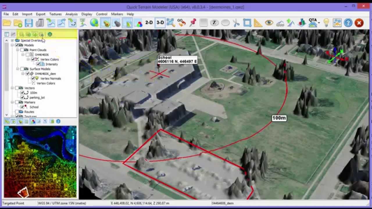 Quick Terrain Modeller v8.4.0.82836 3D地形可视化软件