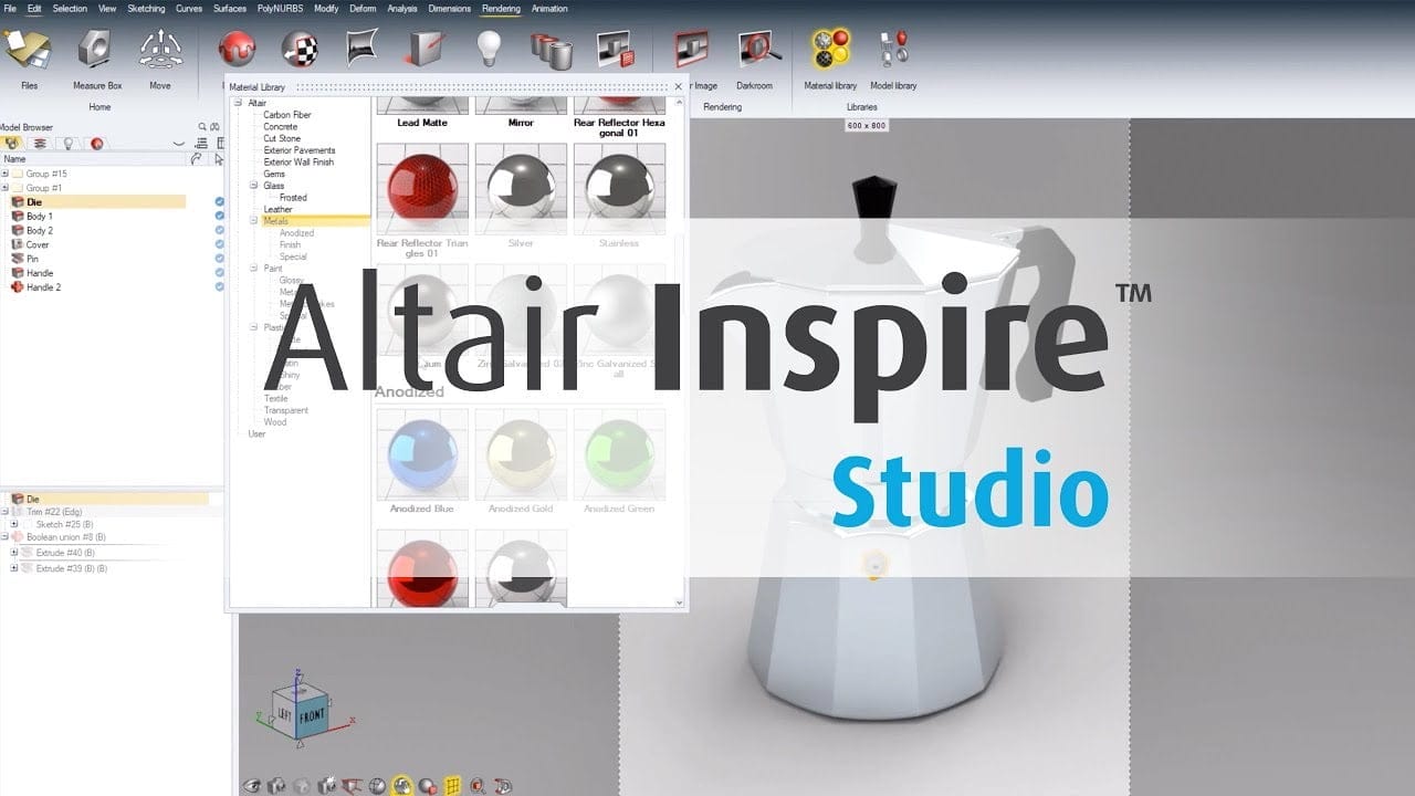 Altair Inspire Render 2023.0 3D动画和渲染软件