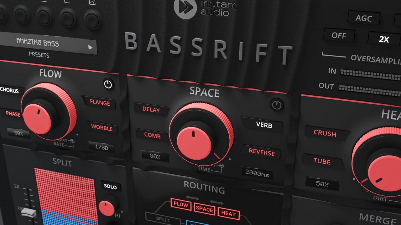 InstantAudio BassRift v1.1.0 电子低音线增能器插件