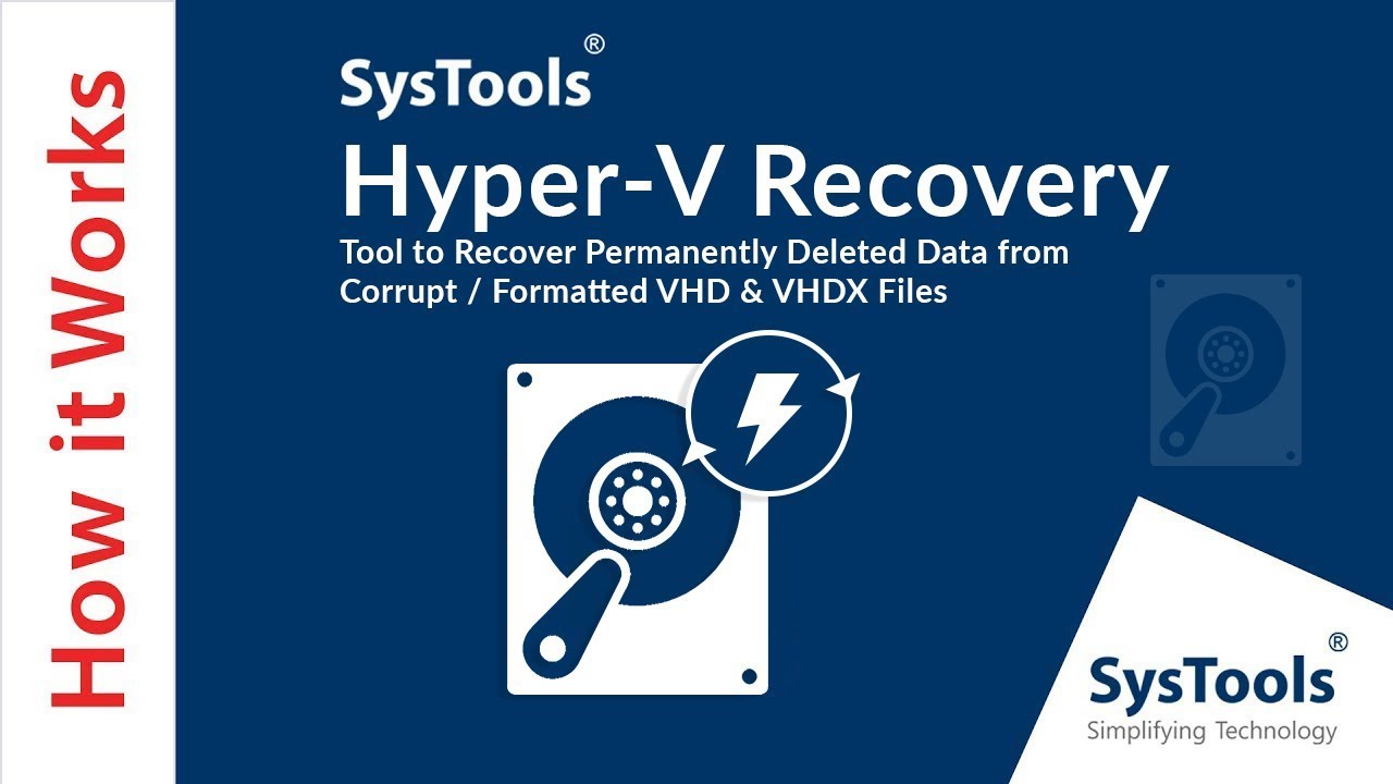 SysTools Hyper-v Recovery v8.0 VHD恢复向导工具