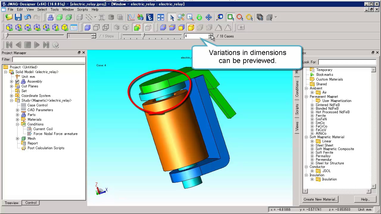 JMAG-Designer v23.0 电磁场分析软件