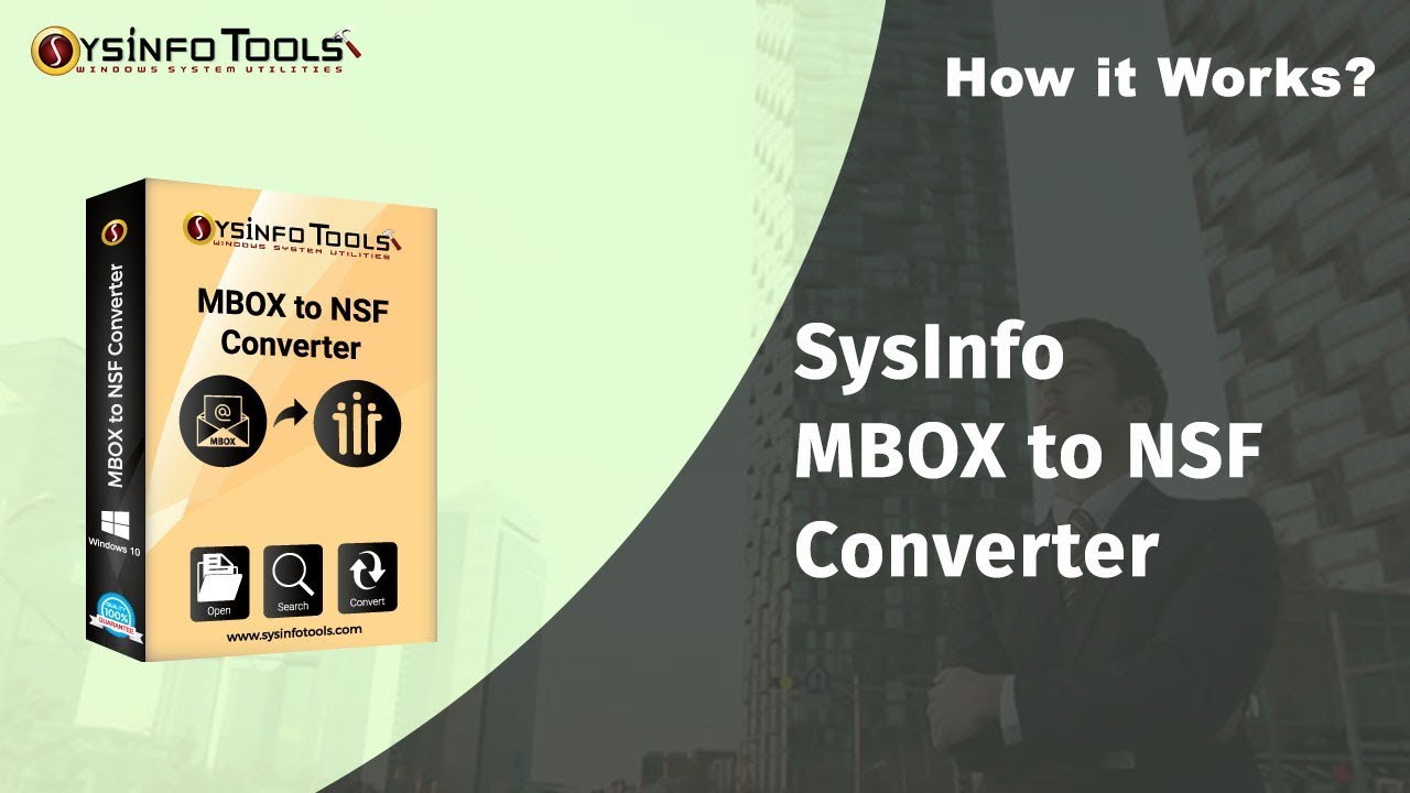 SysInfoTools NSF to MBOX Converter v3.0 NSF到PST转换器