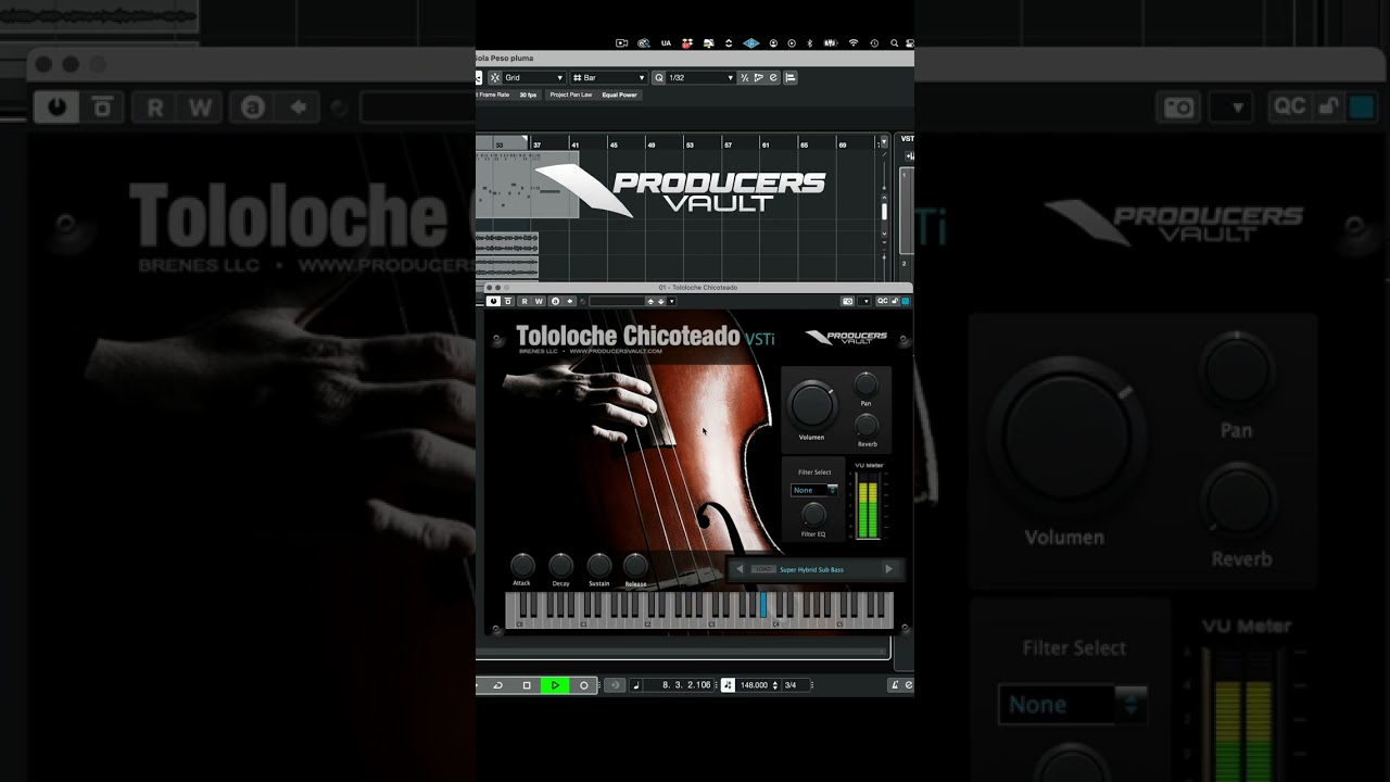 Producers Vault Tololoche Chicoteado VSTi v1.1 低音提琴虚拟乐器插件