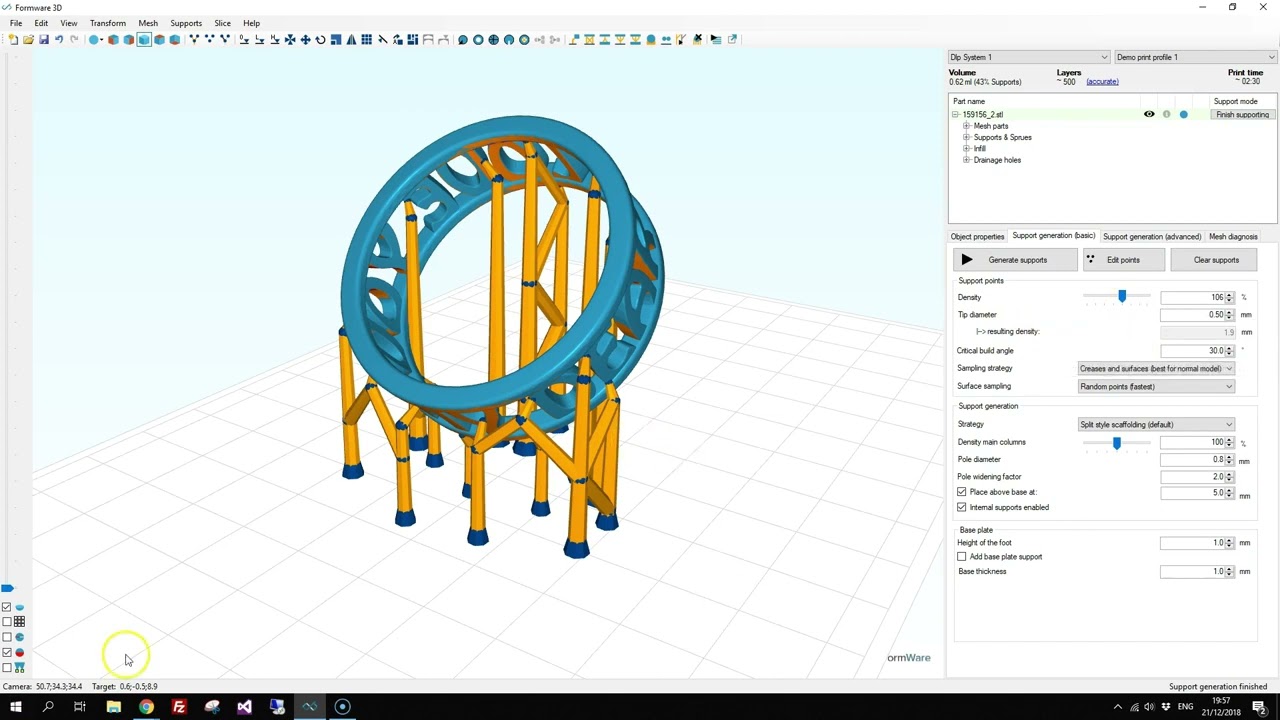 Formware 3D Slicer v1.1.7.6 打印切片和支持生成软件