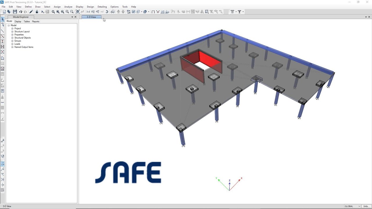 CSI SAFE v21.2.0.2417 混凝土楼板和基础系统设计软件