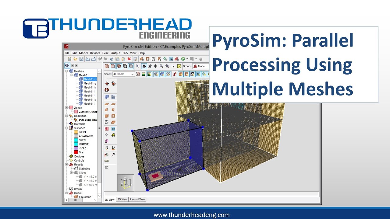 Thunderhead Engineering PyroSim 2023.3.1206 火灾模拟软件