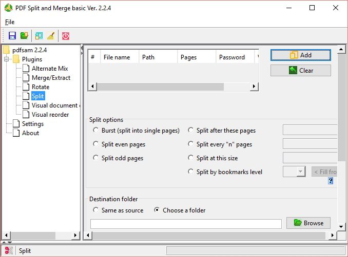 PDFsam -PDF Split and Merge v5.2.3 拆分和合并PDF工具