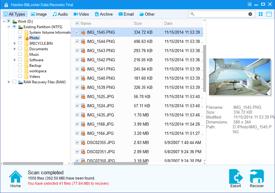 Hasleo BitLocker Data Recovery v6.1 恢复BitLocker加密数据工具