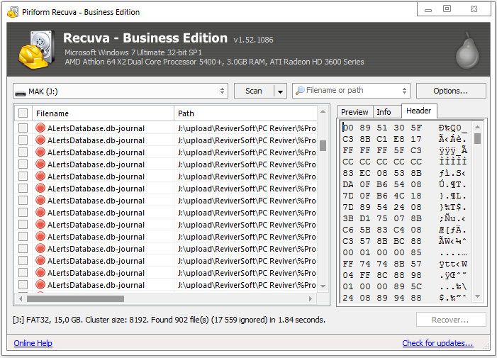 Recuva Professional v1.53.2096 + Business + Technician文件恢复工具