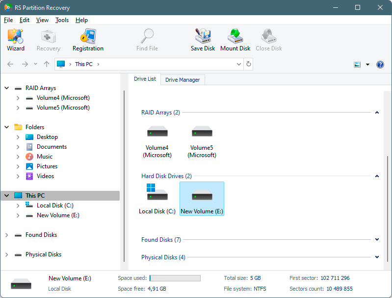 RS Partition Recovery v4.9 恢复已删除文件工具