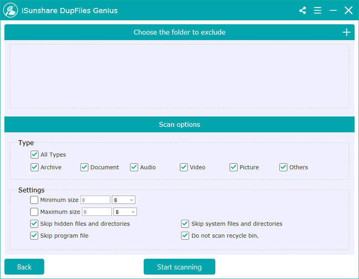 iSunshare DupFiles Genius v3.1.2.3 重复文件搜索和删除工具