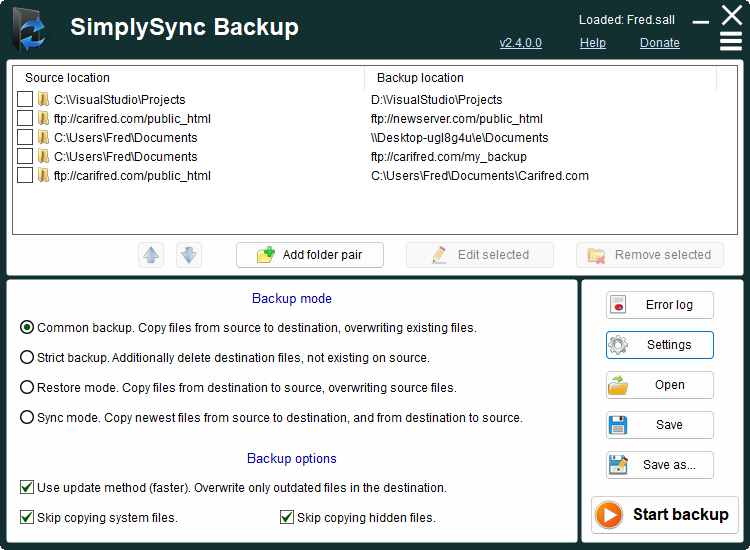 SimplySync Backup v2.6.1.0 备份工具