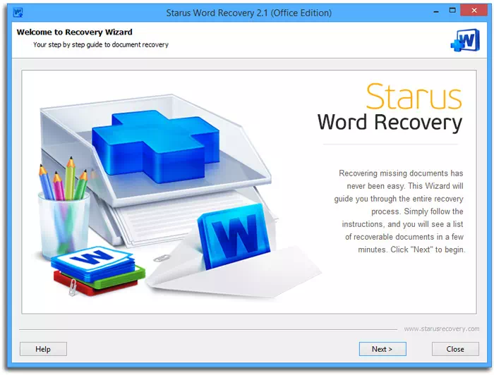 Starus Word Recovery v4.7 Word恢复软件