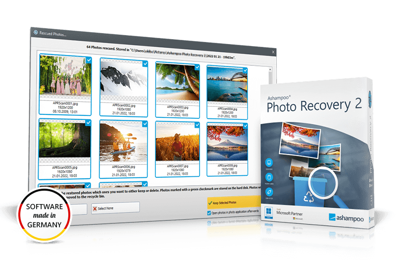 Ashampoo Photo Recovery v2.0.2 照片恢复软件