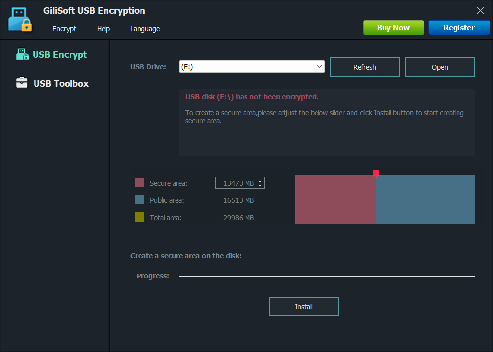 GiliSoft USB Stick Encryption v12.5 USB磁盘加密工具