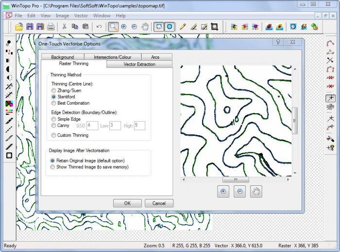 WinTopo Pro v3.7.0.0 光栅图到矢量图转换工具