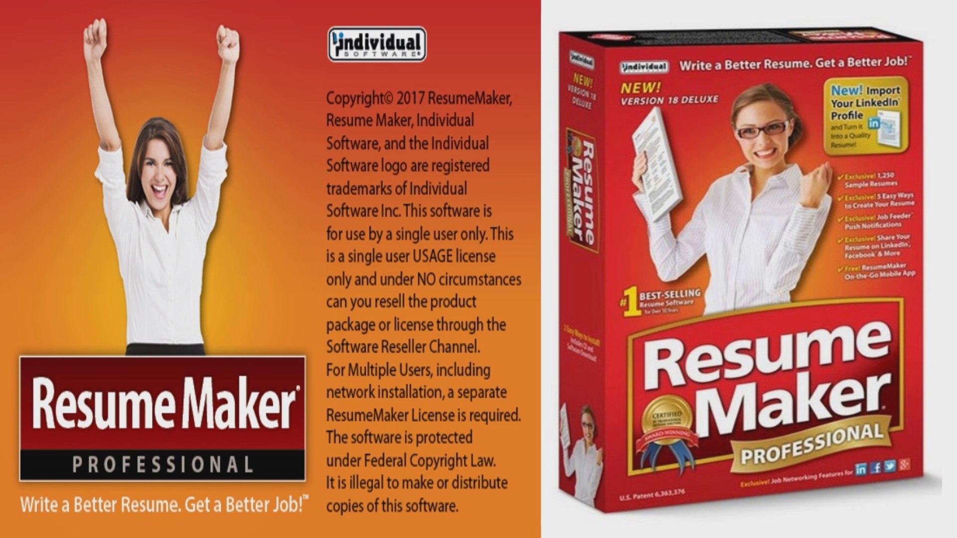 ResumeMaker Professional Deluxe v20.3.0.6035 打造专业简历软件