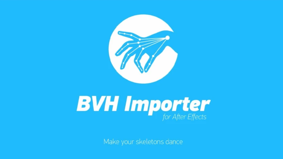 Aescripts BVH Importer for Mac 1.6 动画导入方式AE插件