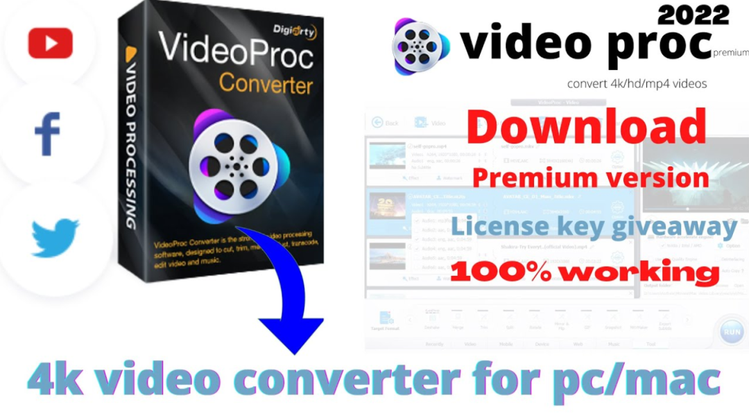 VideoProc Converter 4K for Mac 6.5 (20240702) 视频处理和转换软件