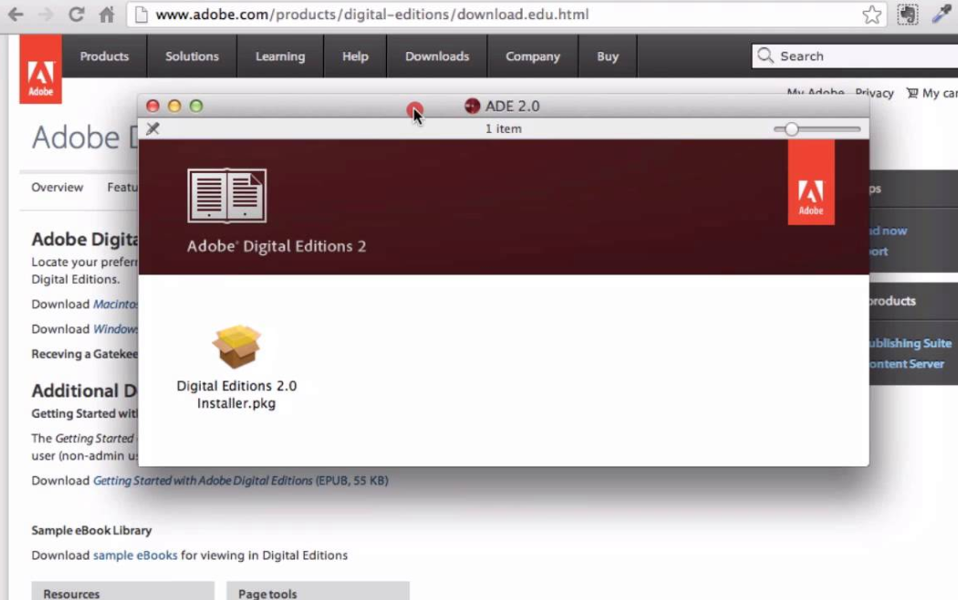 Adobe Digital Editions for Mac 4.5.12 电子书阅读软件