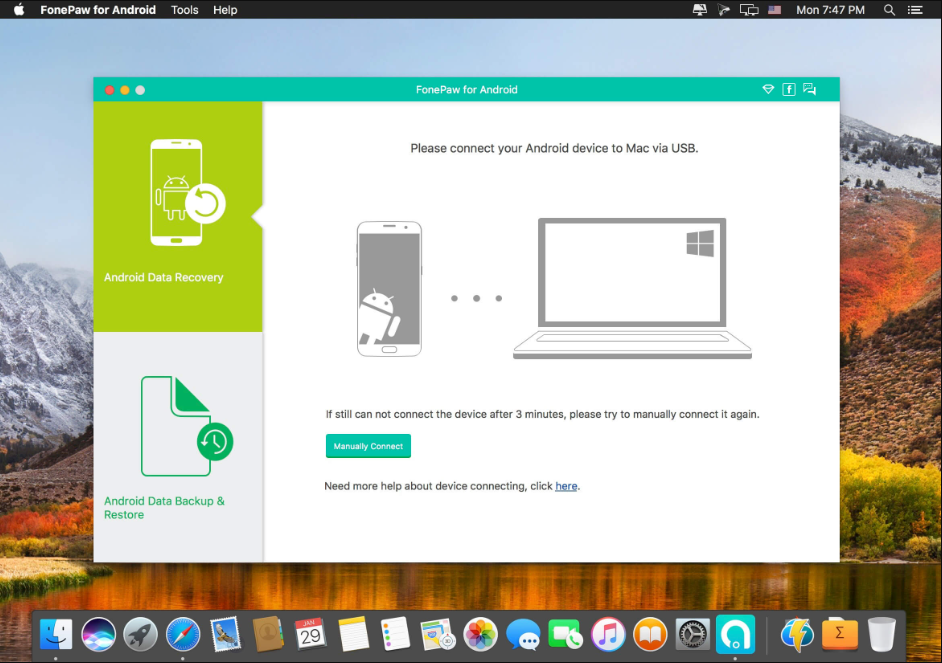 FonePaw Android Data Recovery for Mac 5.7.0 恢复丢失数据软件