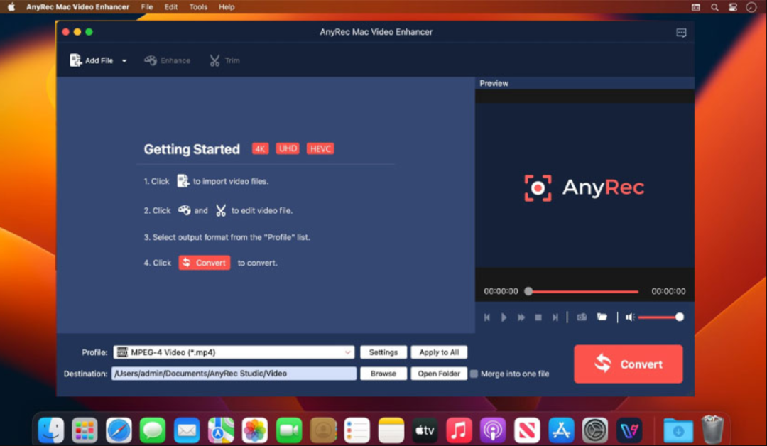 AnyRec Video Converter for Mac 1.0.30 视频转换工具