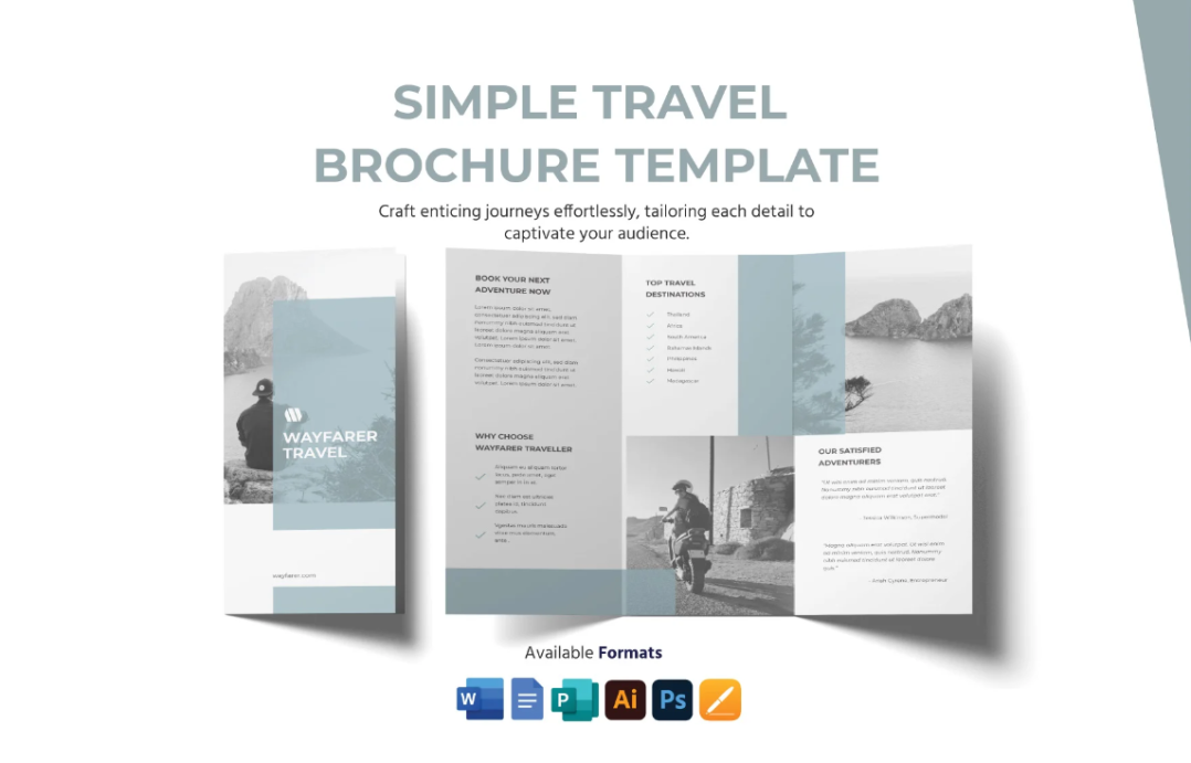 Brochure Design - Templates for illustrator for Mac 1.0 宣传册模板库