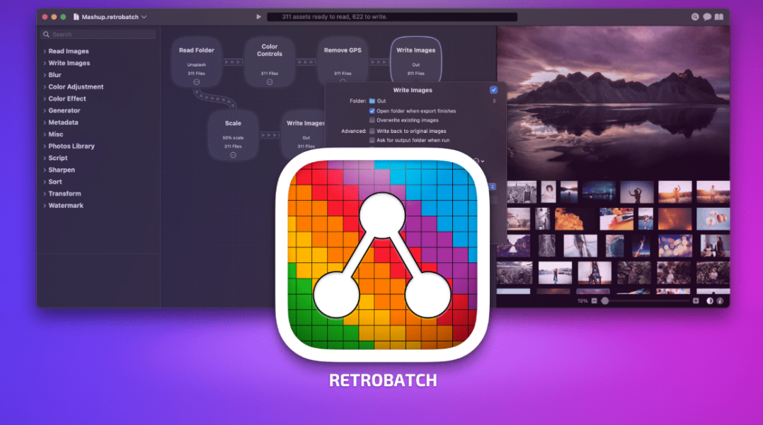 Photo Batch Processor for Mac 3.3.0 批量图片处理工具