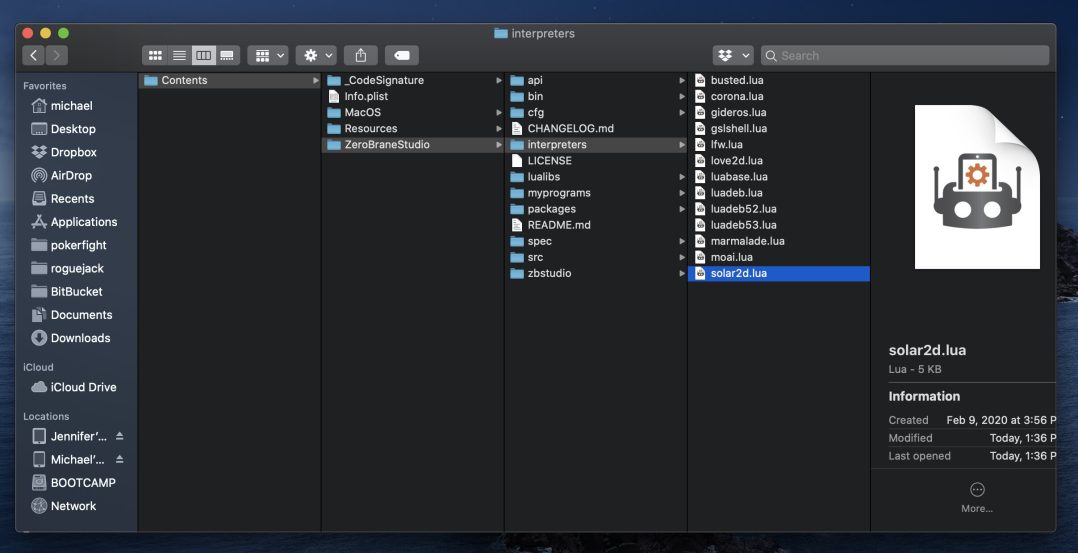 ZeroBrane Studio for Mac 2.01 开发环境 (IDE)工具