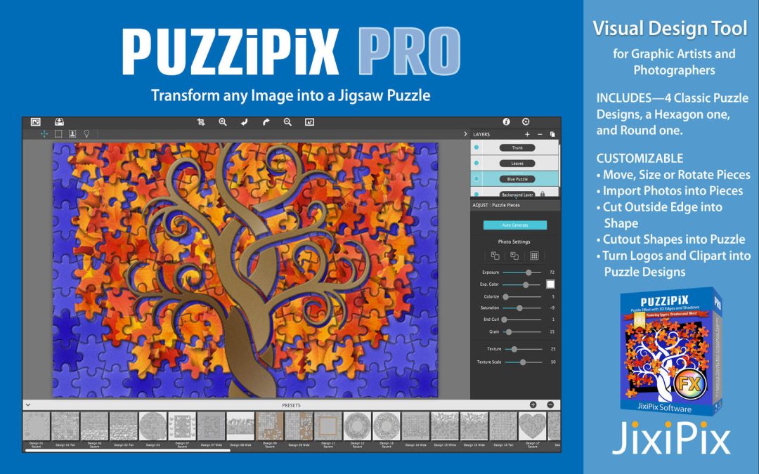 JixiPix PuzziPix Pro for Mac 1.0.20 图片编辑软件